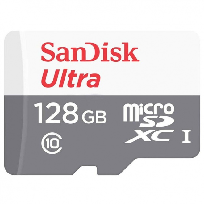 SanDisk Ultra MicroSDXC Android Memory Card 80MBs UHSI Class 10 128GB
